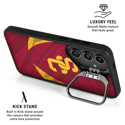 University of Southern California USC Trojans Jersey Galaxy S24 FE Kickstand Case